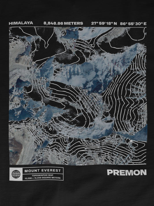 Hoodie mit Everest-Print