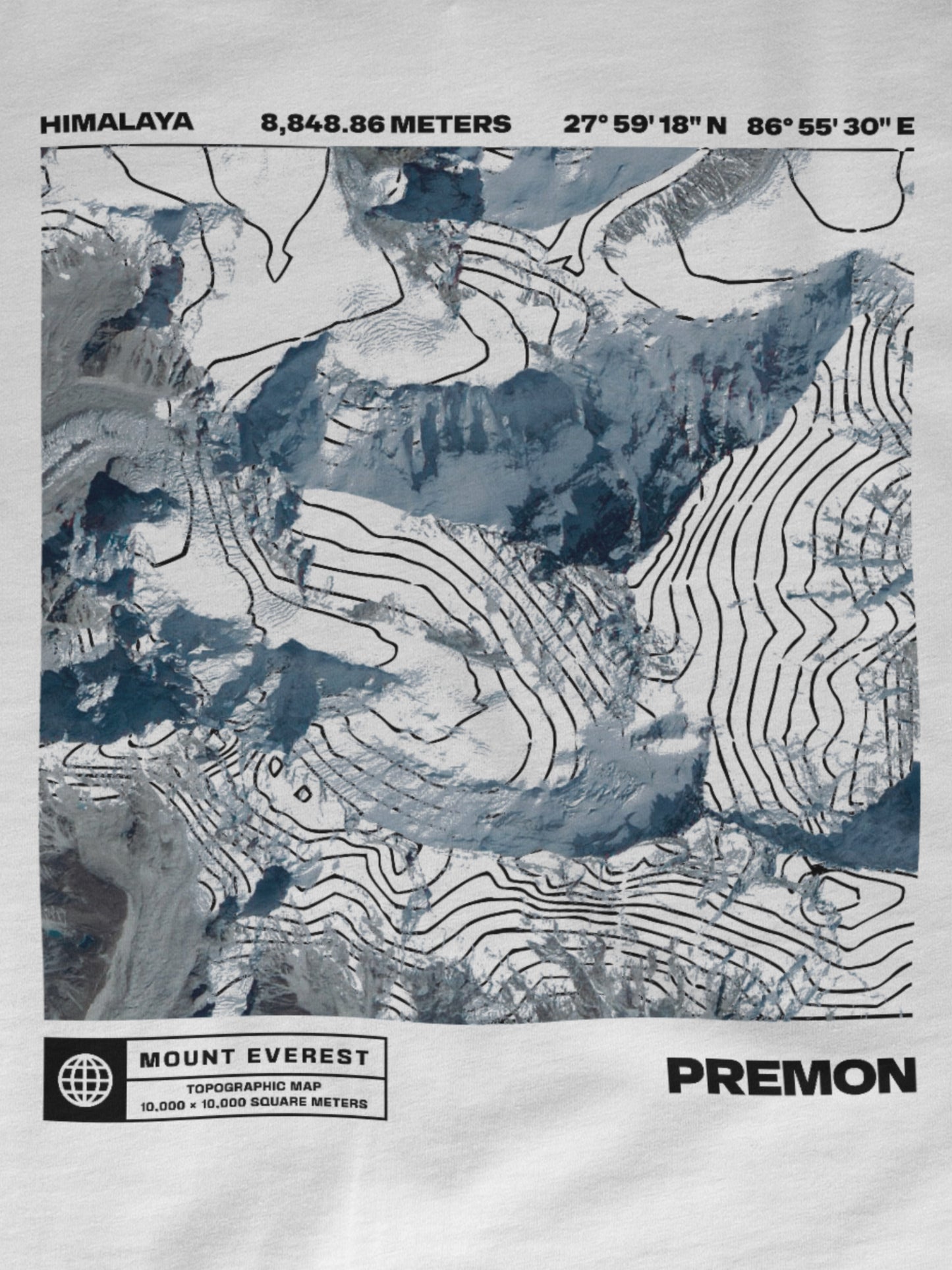 T-shirt with Everest Print